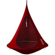 Suspended hammock - Single Cacoon - Red